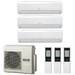 Мульти сплит система на 3 комнаты, Hitachi RAM-68NP3E / RAK-25RPE - 3 шт.