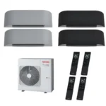 Мульти сплит система на 4 комнаты, Toshiba RAS-4M27U2AVG-E / RAS-B10N4KVRG-E - 4 шт.