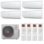 Мульти сплит система на 4 комнаты, Royal Clima 4RMX-36HN / OUT / RCI-TMN09HN - 4 шт.