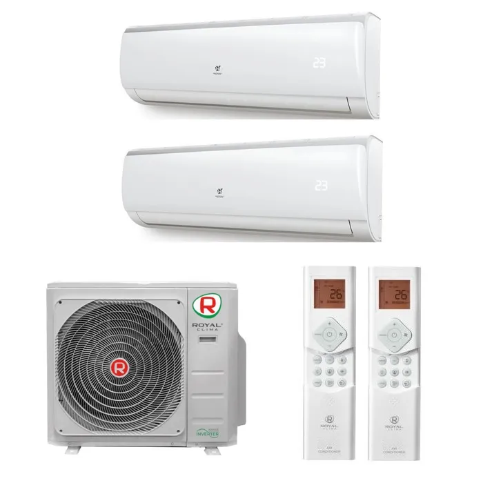 5b22d6c8b5a28245e09bc16953b6ff08-1 Мульти сплит система на 2 комнаты, Royal Clima 2RMN-14HN / OUT / RCI-TMN07HN - 2 шт. — изображение 1