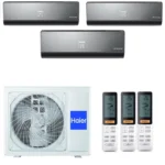 Мульти сплит-системы на 3 комнаты, Haier 3U70S2SR5FA / AS25S2SF2FA-B - 3шт.