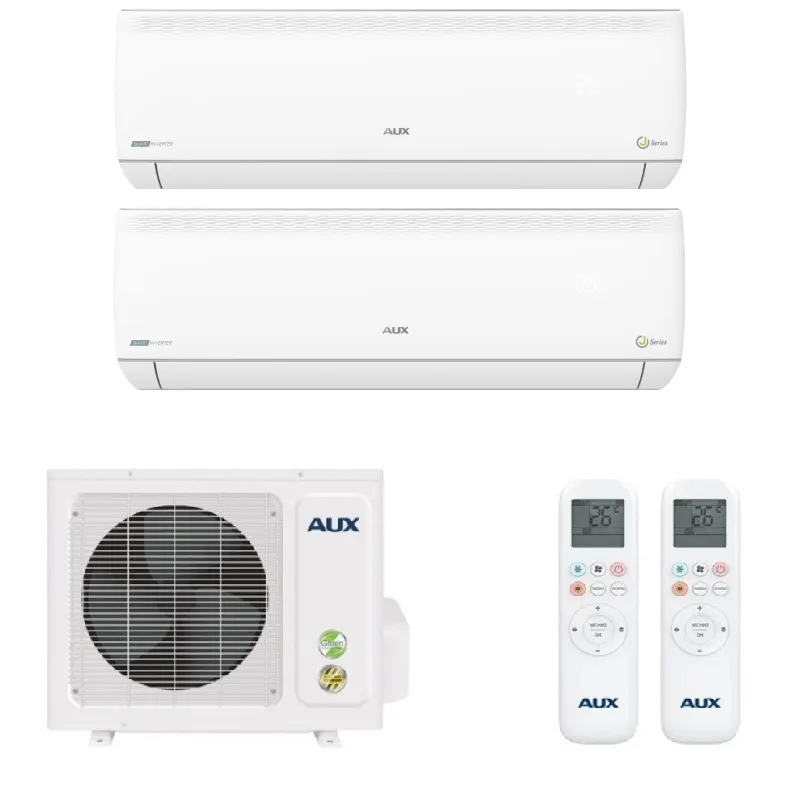 anfvlutfcglzphtxjxtc3pv5prysedmh Мульти сплит система на 2 комнаты, Aux AM2-H14/4DR2 / AMWM-H074R2(J) - 2шт. — изображение 1