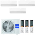 Мульти сплит-системы на 3 комнаты, Haier 3U55S2SR5FA / AS25S2SF2FA-W - 3шт.