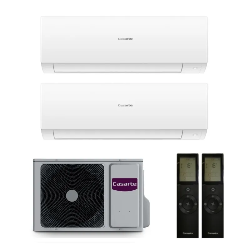 esoii9e4192p9vv72ny60krgj7oik7h3-1 Мульти-сплит комплект на 2 комнаты, Casarte 2U50CM1/R3 / CAS25CX1/R3-W - 2 шт. — изображение 1