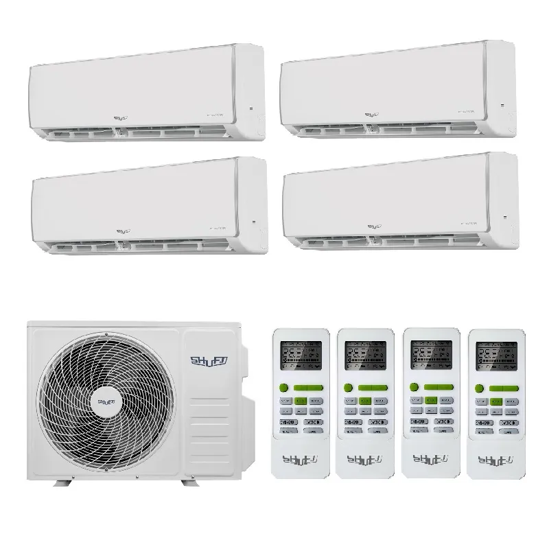 fgn0g20ko5twl65qb93wq0s79v43foh3-1 Мульти сплит система на 4 комнаты, Shuft SFMO/I-32 FMI-4/N8/Out / SFMS/I-09 HB FMI/N8/In/white - 4 шт. — изображение 1