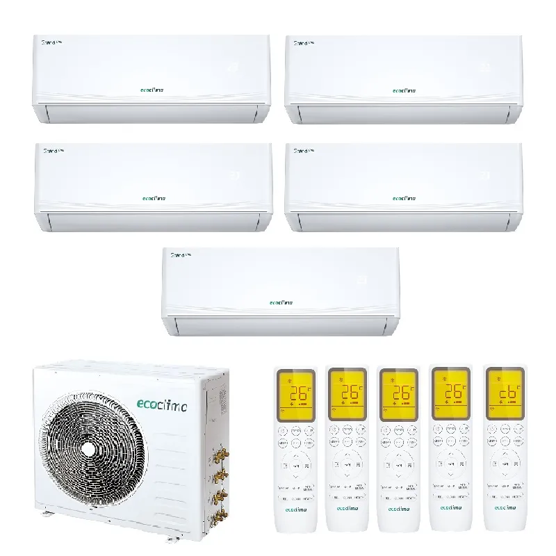 ij973q6gpgvi6nk712vo1zokwqjiiklg-1 Мульти сплит система на 5 комнат, EcoClima CM5-TC42/4R2 / CMWM-TC09/AA-4R2 - 5шт. — изображение 1
