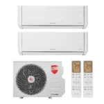 Мульти сплит система на 2 комнаты, Royal Thermo RTFMO/out-14HN8 / RTFMI/in-07HN8/white - 2 шт.