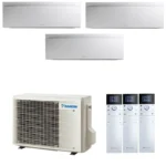 Мульти сплит система на 3 комнаты, Daikin 3MXM68A9 / FTXJ25AW - 3 шт.