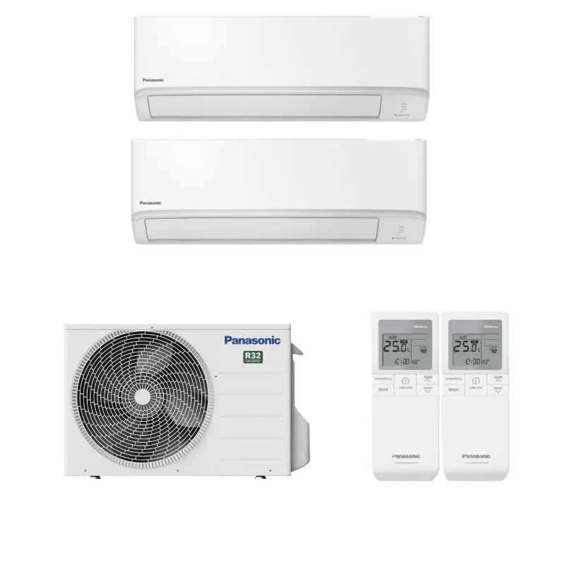 oip856r0tigexgoz96v129oo5yxz22i7-1 Мульти сплит система на 2 комнаты, Panasonic CU-2E15PBD / CS-TZ20WKEW - 2 шт. — изображение 1