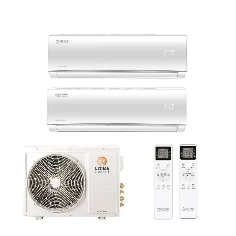 tbtqjl4czckuec93wuch6lb1hl0j5df0-1 Мульти сплит система на 2 комнаты, Ultima Comfort UC-2FME14-OUT / UC-EMM09PN - 2 шт. — изображение 1