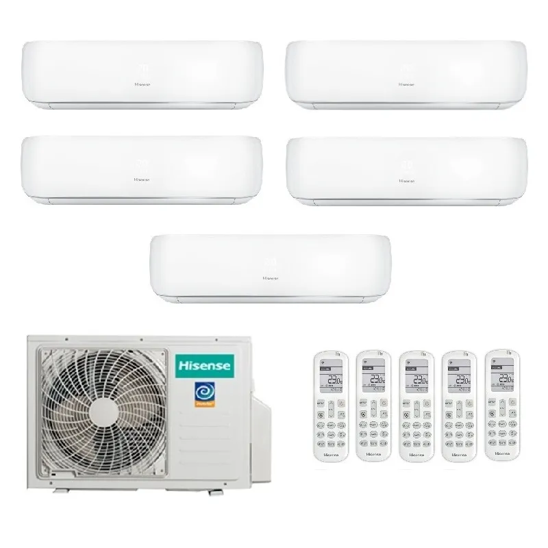 v7kn9z8ndapchn7e0uivy8asuuds7mnm-1 Мульти сплит система на 5 комнат, Hisense AMW5-42U4RTA / AMS-09UW4RVETG00 - 5шт. — изображение 1